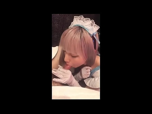 ❤️ Idol Japaneaidd [mayuka], gwisg morwyn Ffrengig, rhan 1, blowjob a jerk i ffwrdd gyda eli ️❌ Porno wrthon ni ☑