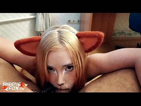 ❤️ Kitsune llyncu dick a cum yn ei cheg ️❌ Porno wrthon ni ☑